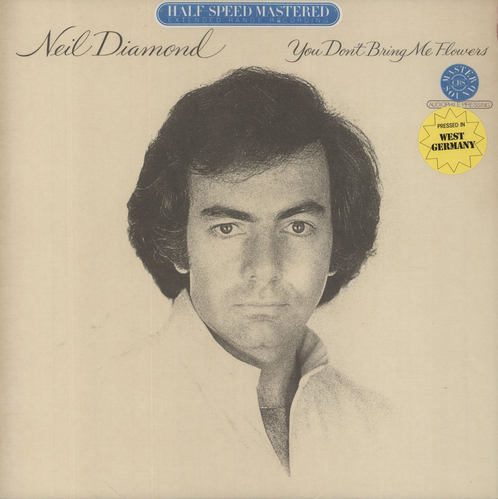 Neil Diamond You Don't Bring Me Flowers - Stickered Dutch vinyl LP album (LP record) 86077