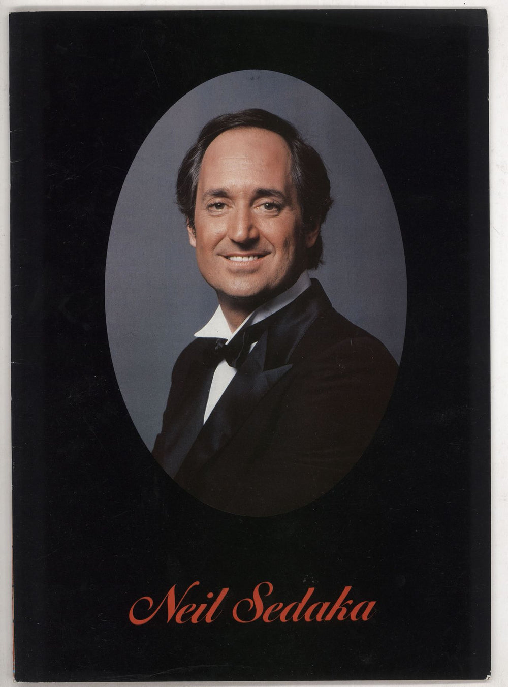 Neil Sedaka UK Tour 1981 UK tour programme TOUR PROGRAMME