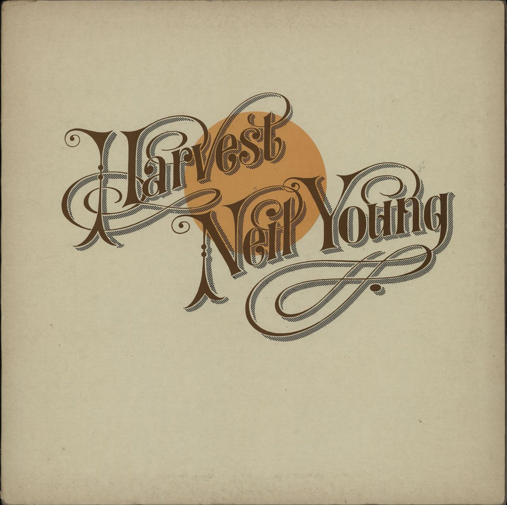 Neil Young Harvest - 2nd UK vinyl LP album (LP record) K54005