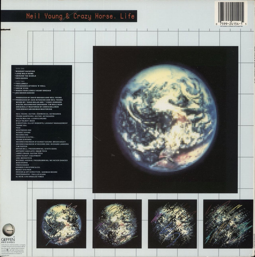 Neil Young Life US vinyl LP album (LP record) 075992415415