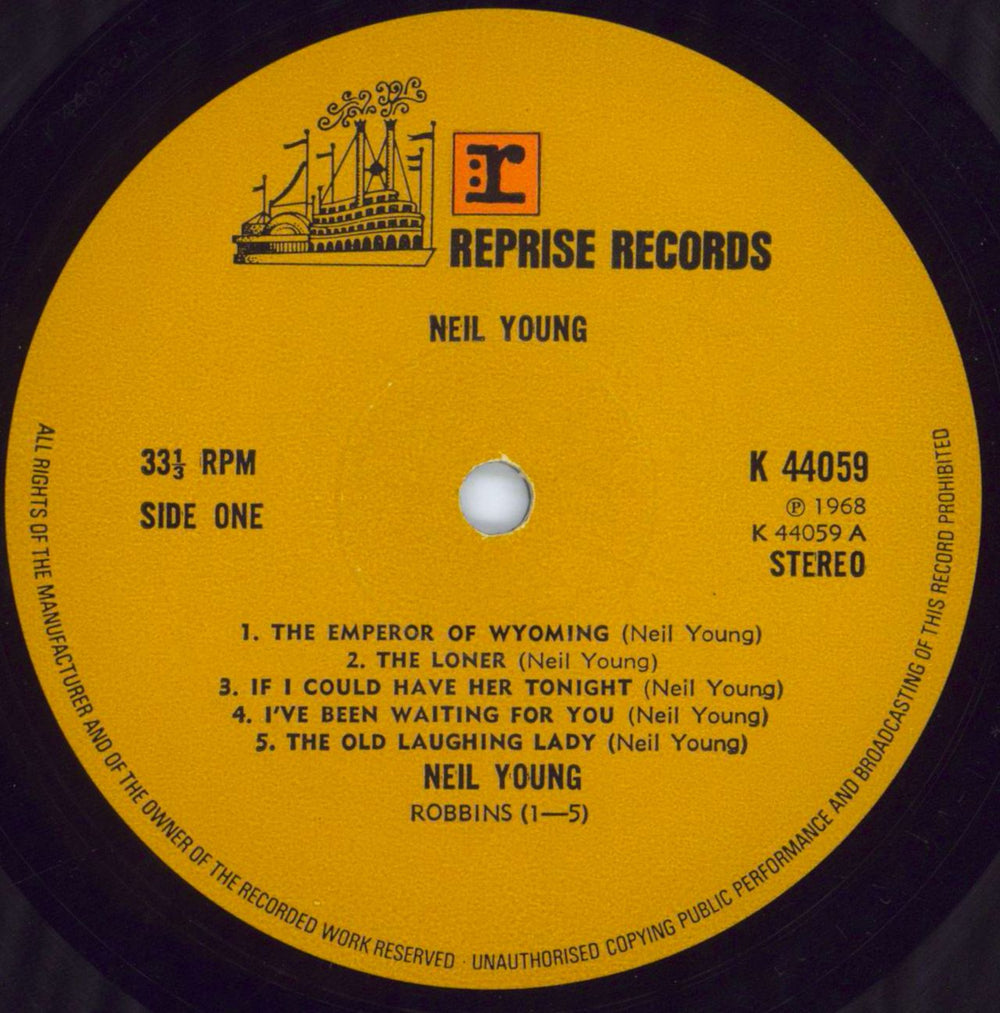 Neil Young Neil Young - 2nd - VG UK vinyl LP album (LP record) YOULPNE811548