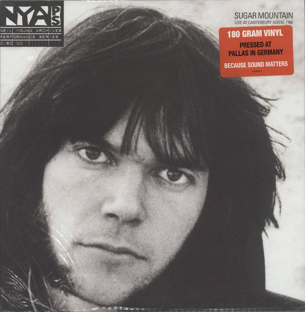 Neil Young Sugar Mountain: Live At Canterbury House 1968 US 2-LP vinyl record set (Double LP Album) 512563-1