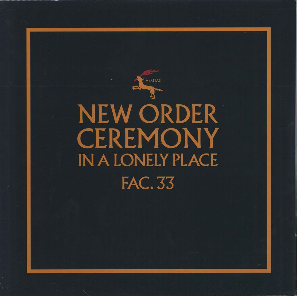 New Order Ceremony (1) - 180gm - Sealed UK 12" vinyl single (12 inch record / Maxi-single) FAC33