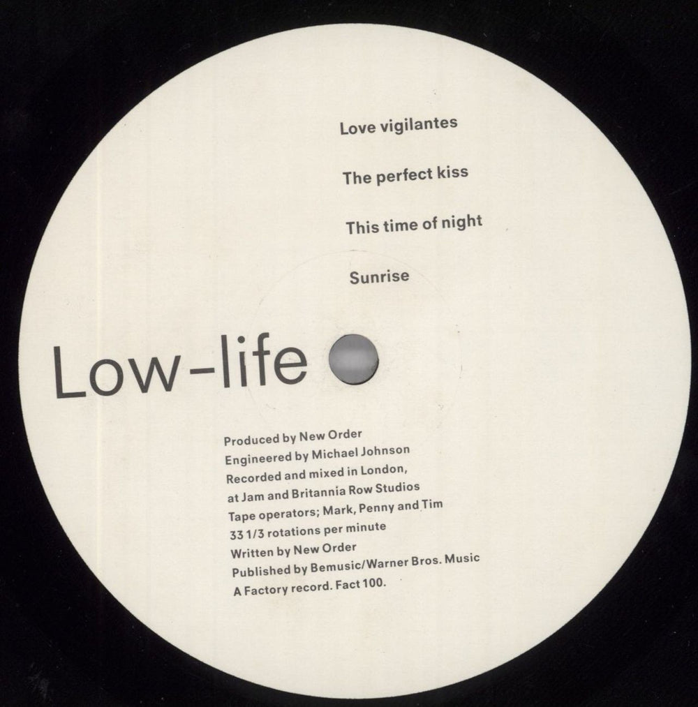 New Order Low-Life - 1st - EX UK vinyl LP album (LP record) NEWLPLO823025