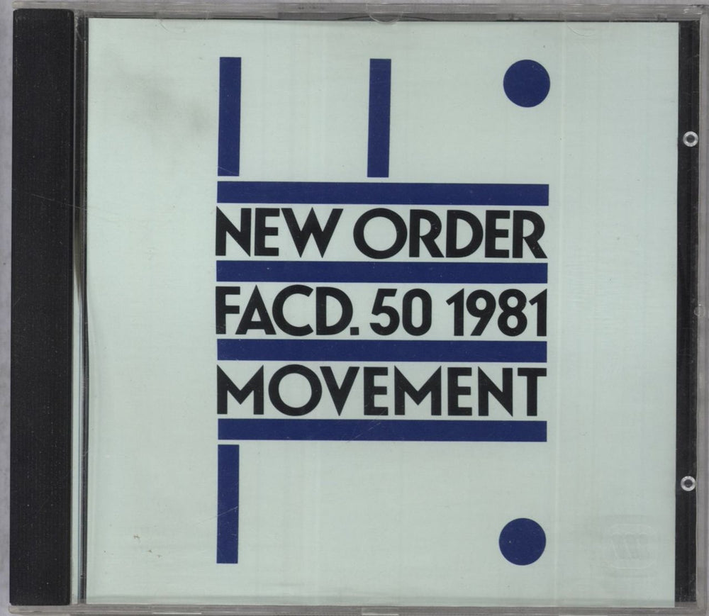 New Order Movement German CD album (CDLP) 857381953-2