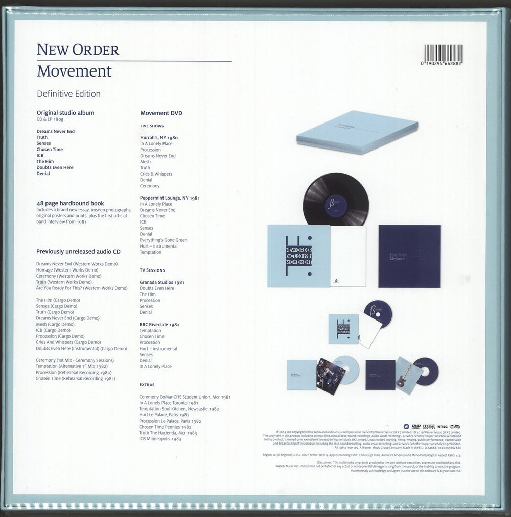 New Order Movement - Sealed UK box set NEWBXMO726095