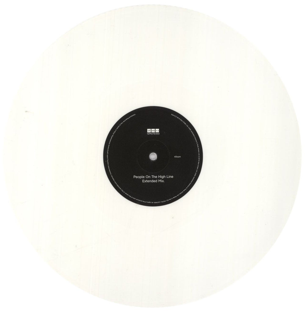 New Order People On The High Line - White vinyl UK 12" vinyl single (12 inch record / Maxi-single) NEW12PE844032