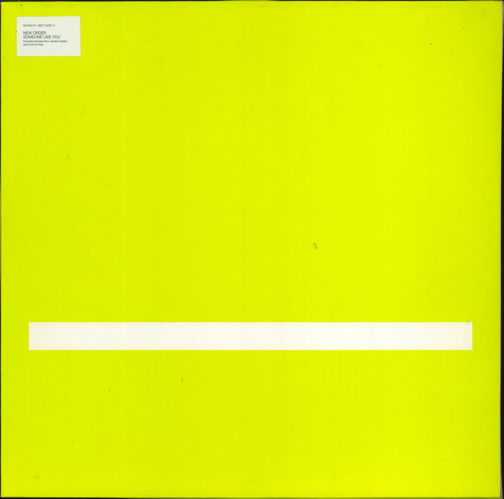 New Order Someone Like You German 12" vinyl single (12 inch record / Maxi-single) NUOXX10