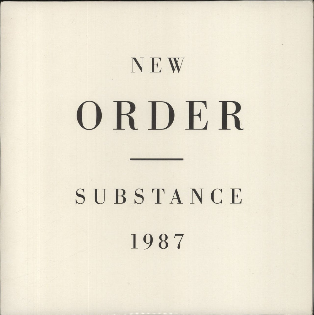 New Order Substance - 2nd UK 2-LP vinyl record set (Double LP Album) FACT200