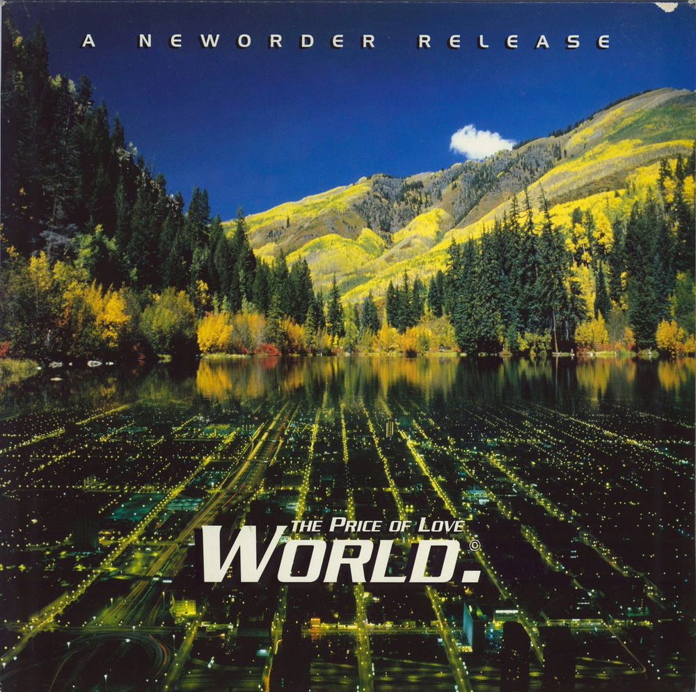 New Order World The Price Of Love UK 12" vinyl single (12 inch record / Maxi-single) NUOX3