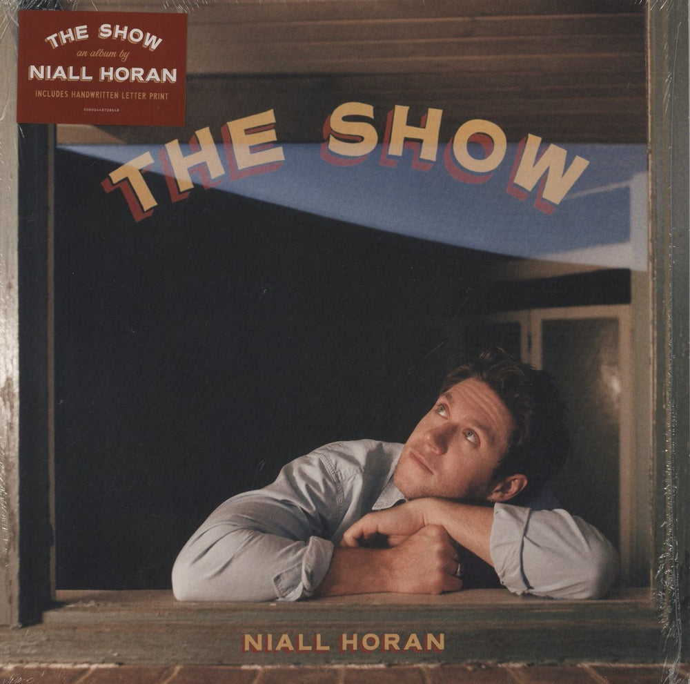 Niall Horan The Show + Lyric Print Insert + Opened Shrink UK vinyl LP album (LP record) 00602448728548