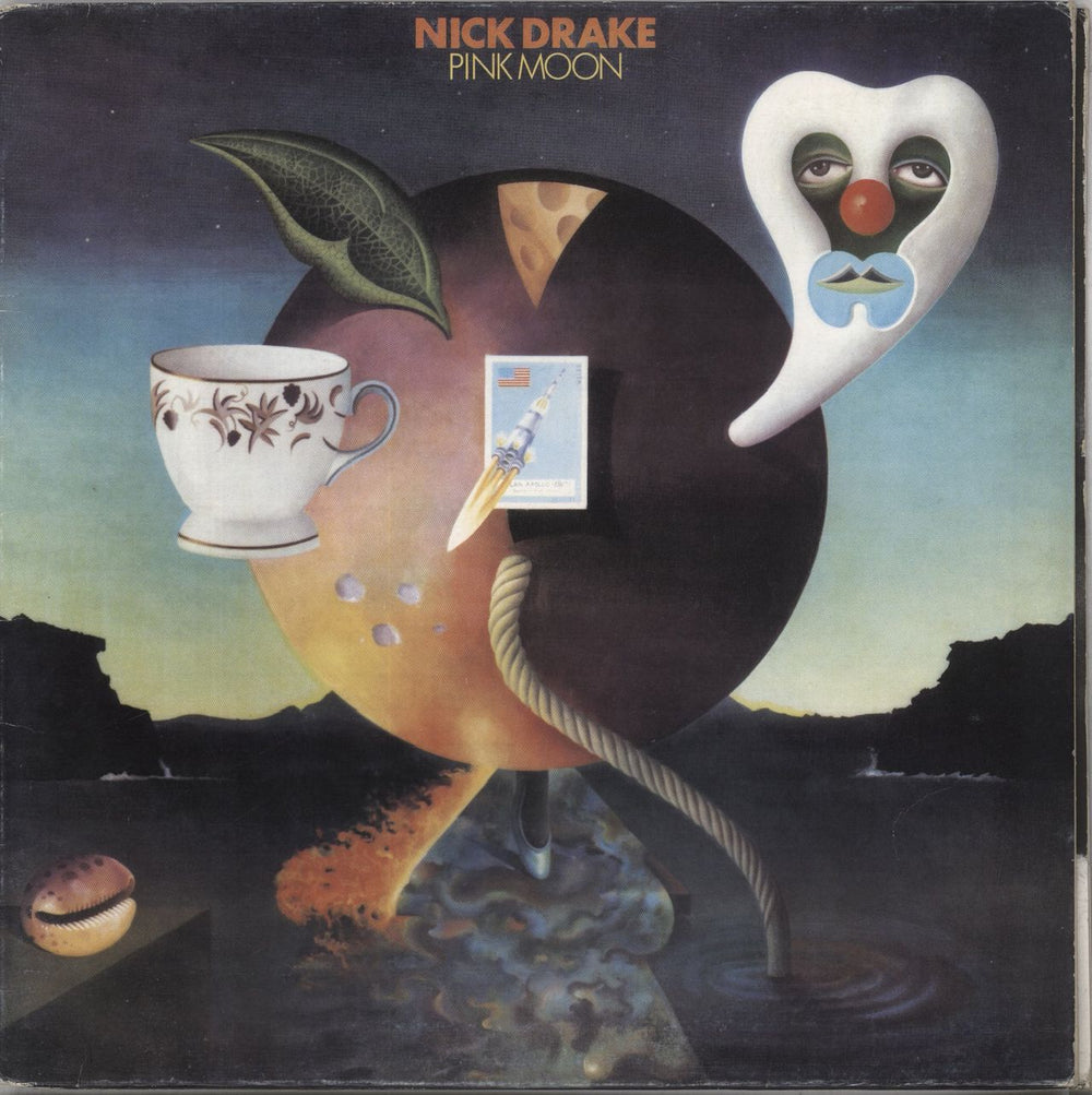 Nick Drake Pink Moon - VG UK vinyl LP album (LP record) SVLP172