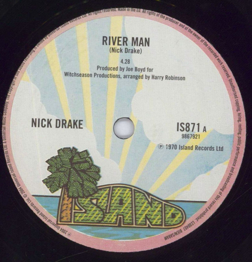 Nick Drake River Man UK 7" vinyl single (7 inch record / 45) N-D07RI303253