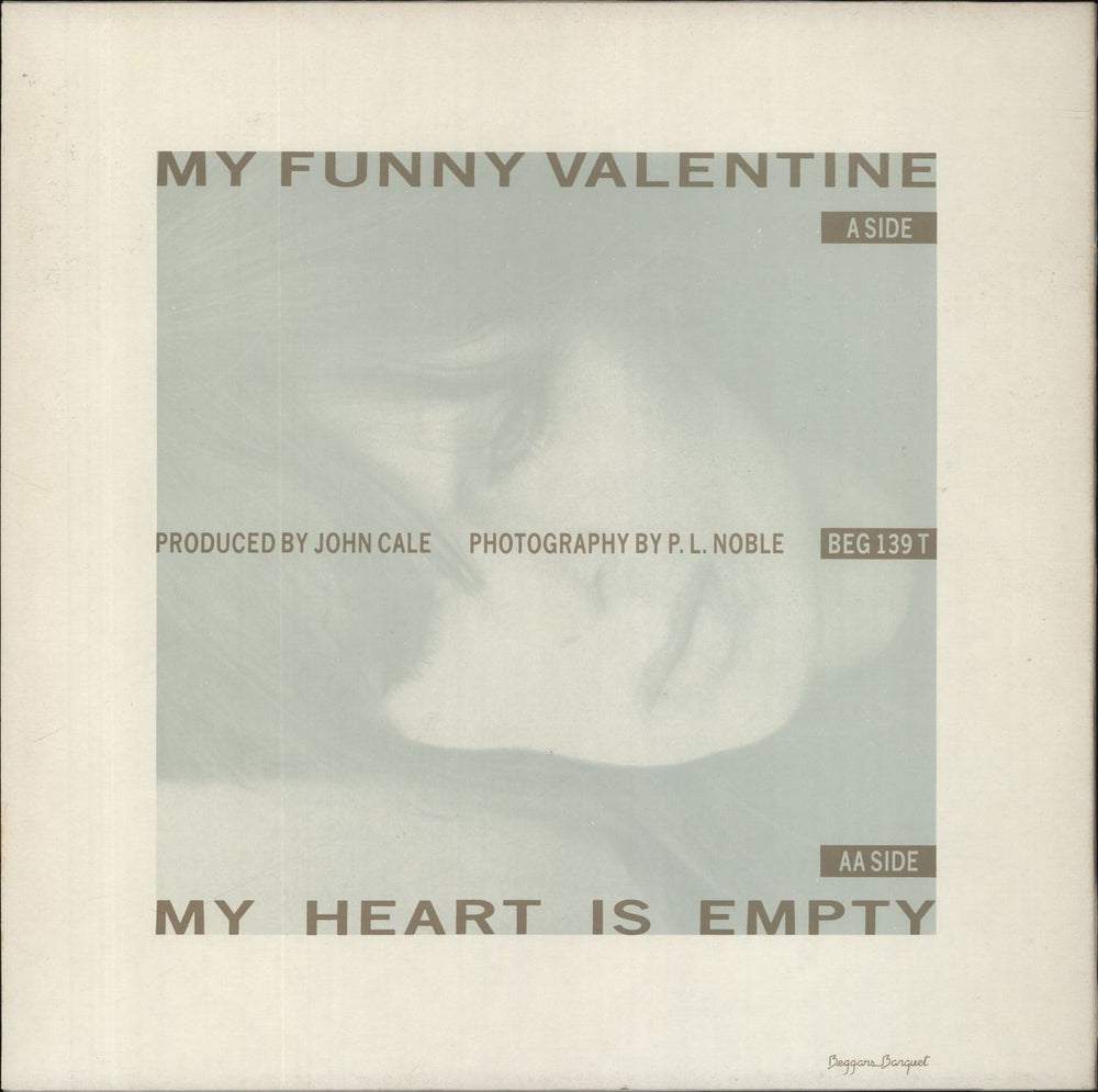 Nico My Funny Valentine UK 12" vinyl single (12 inch record / Maxi-single)