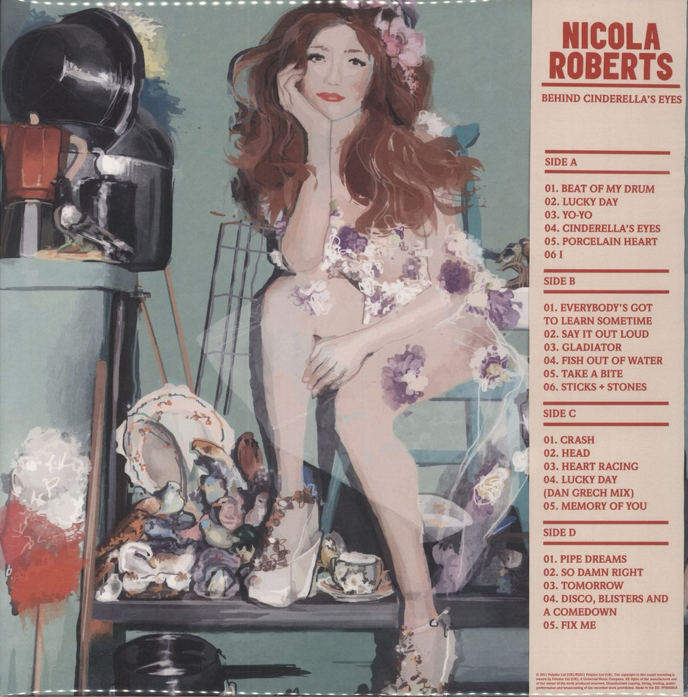 Nicola Roberts Behind Cinderella's Eyes - Clear Vinyl UK 2-LP vinyl record set (Double LP Album) PPR0006X