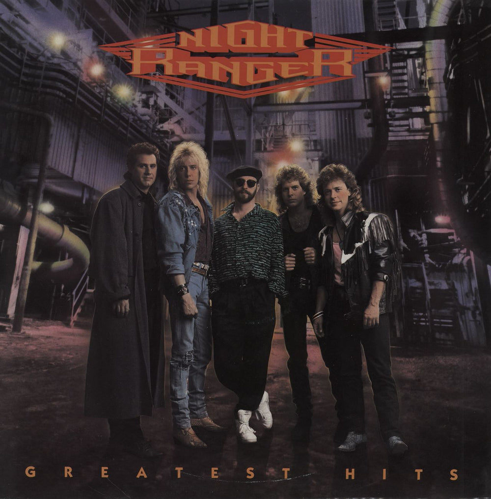 Night Ranger Greatest Hits UK vinyl LP album (LP record) MCG6055