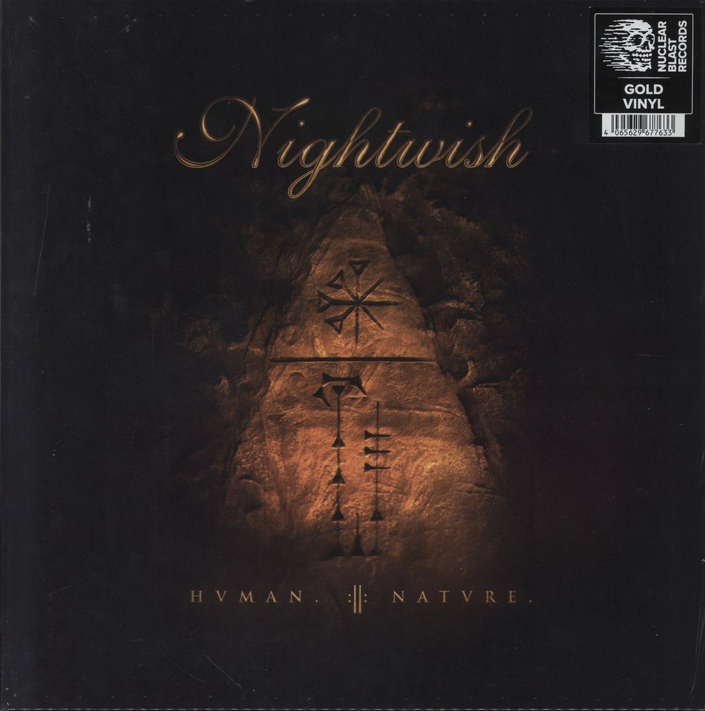 Nightwish Human. :||: Nature. - Gold Vinyl - Sealed German 3-LP vinyl record set (Triple LP Album) NBR52041