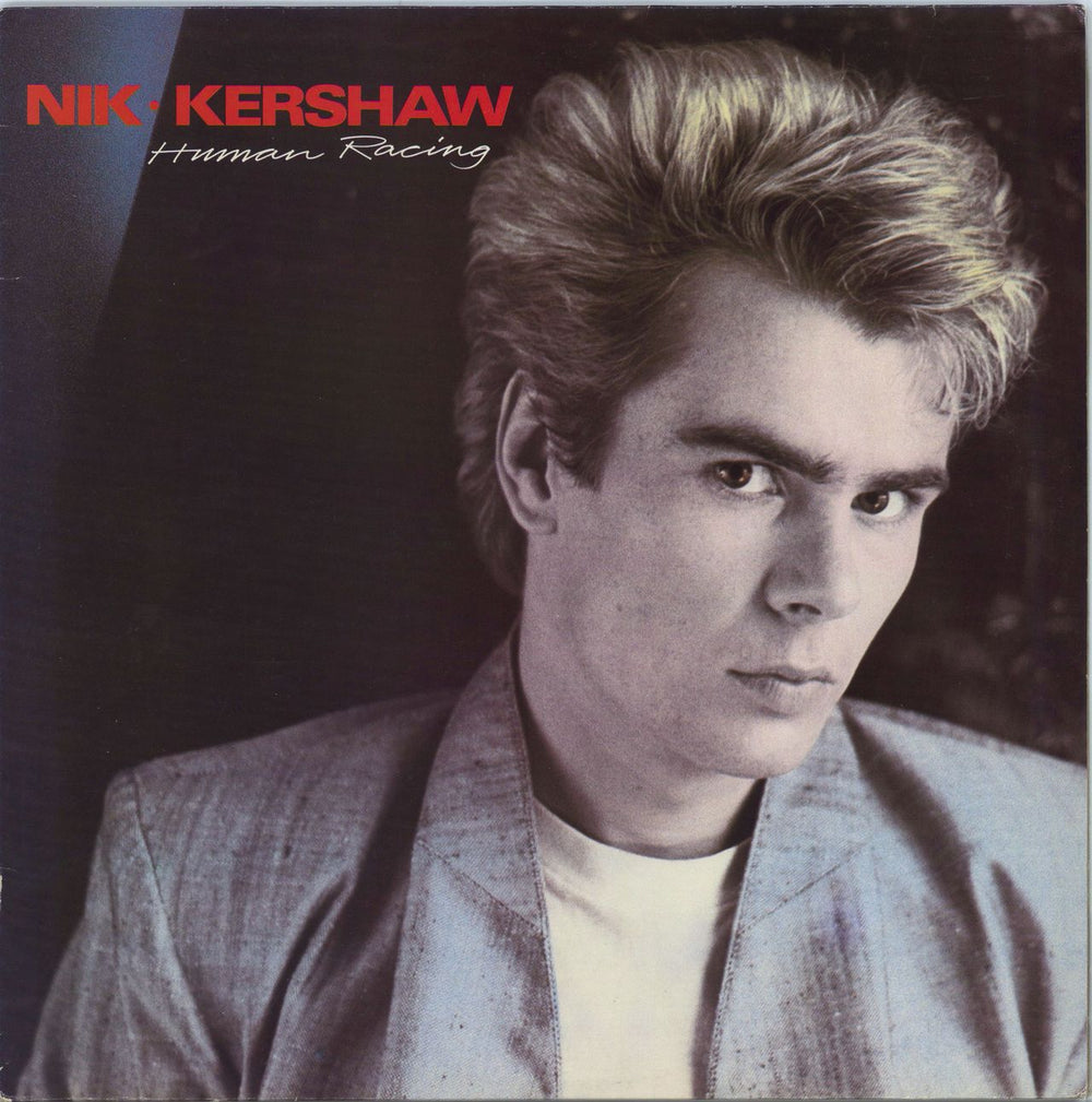 Nik Kershaw Human Racing UK vinyl LP album (LP record) MCF3197