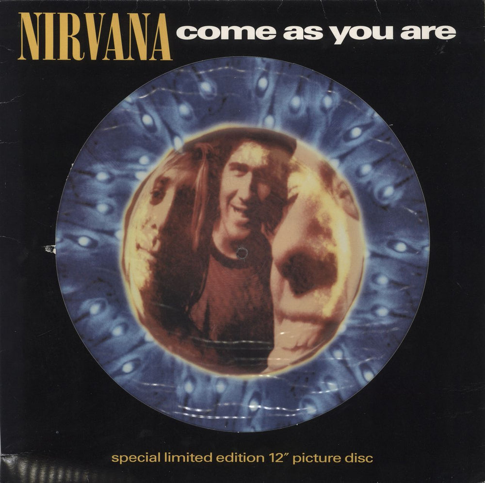 Nirvana (US) Come As You Are - EX UK 12" vinyl picture disc (12 inch picture record) DGCTP7