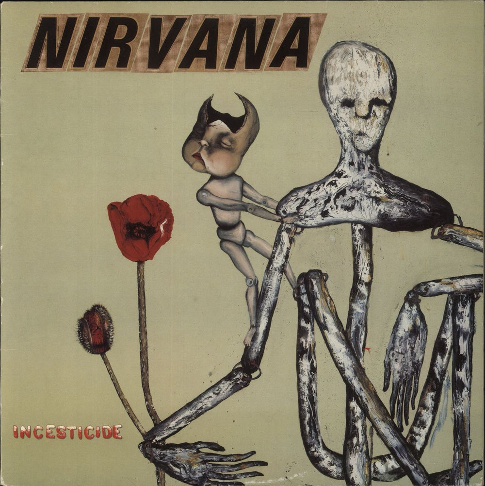 Nirvana (US) Incesticide - VG UK vinyl LP album (LP record) GEF24504