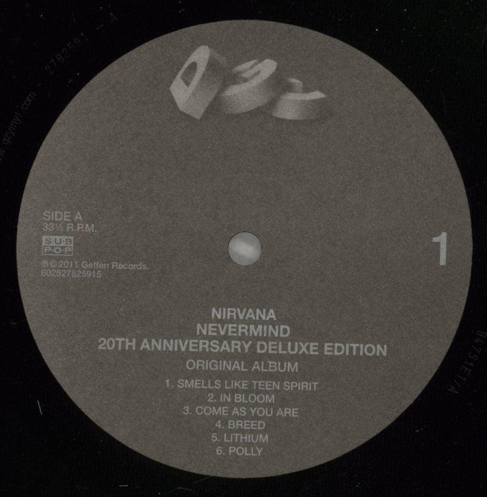 Nirvana (US) Nevermind - 20th Anniversary Deluxe Edition UK 4-LP vinyl album record set NIR4LNE876883