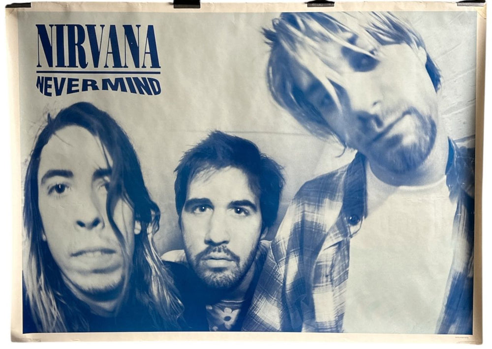 Nirvana (US) Nevermind UK poster 34.5" X 25"