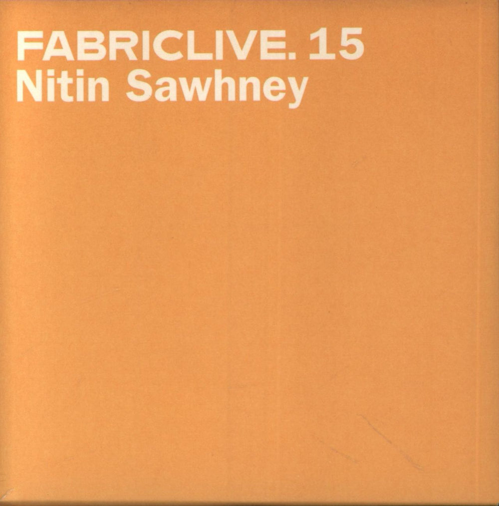 Nitin Sawhney FabricLive.15 UK Promo CD album (CDLP) FABRIC30P