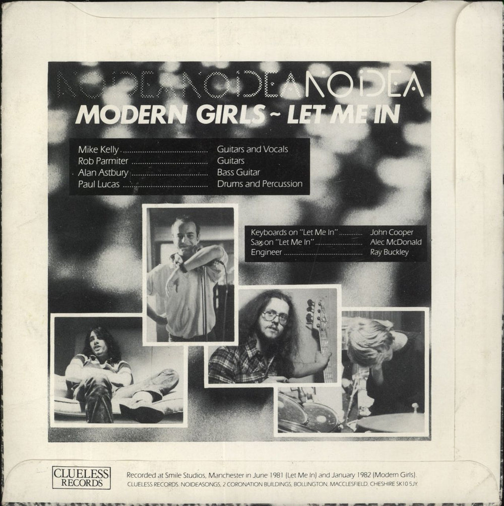 No Idea Modern Girls / Let Me In UK 7" vinyl single (7 inch record / 45)