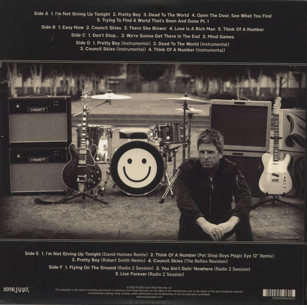 Noel Gallagher Council Skies - 180gm - EX UK 3-LP vinyl record set (Triple LP Album) 5052945063041