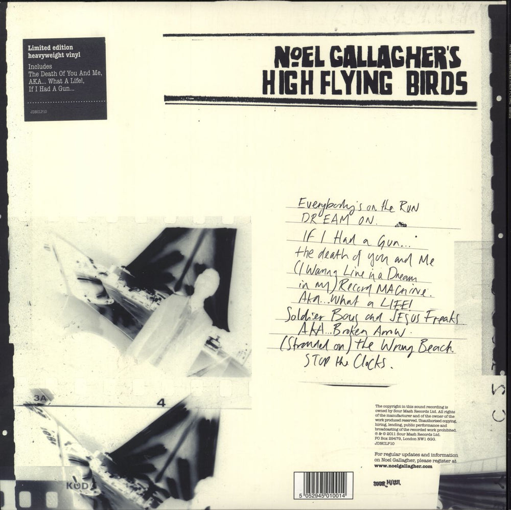 Noel Gallagher Noel Gallagher's High Flying Birds - 180gm - EX UK vinyl LP album (LP record) 5052945010014