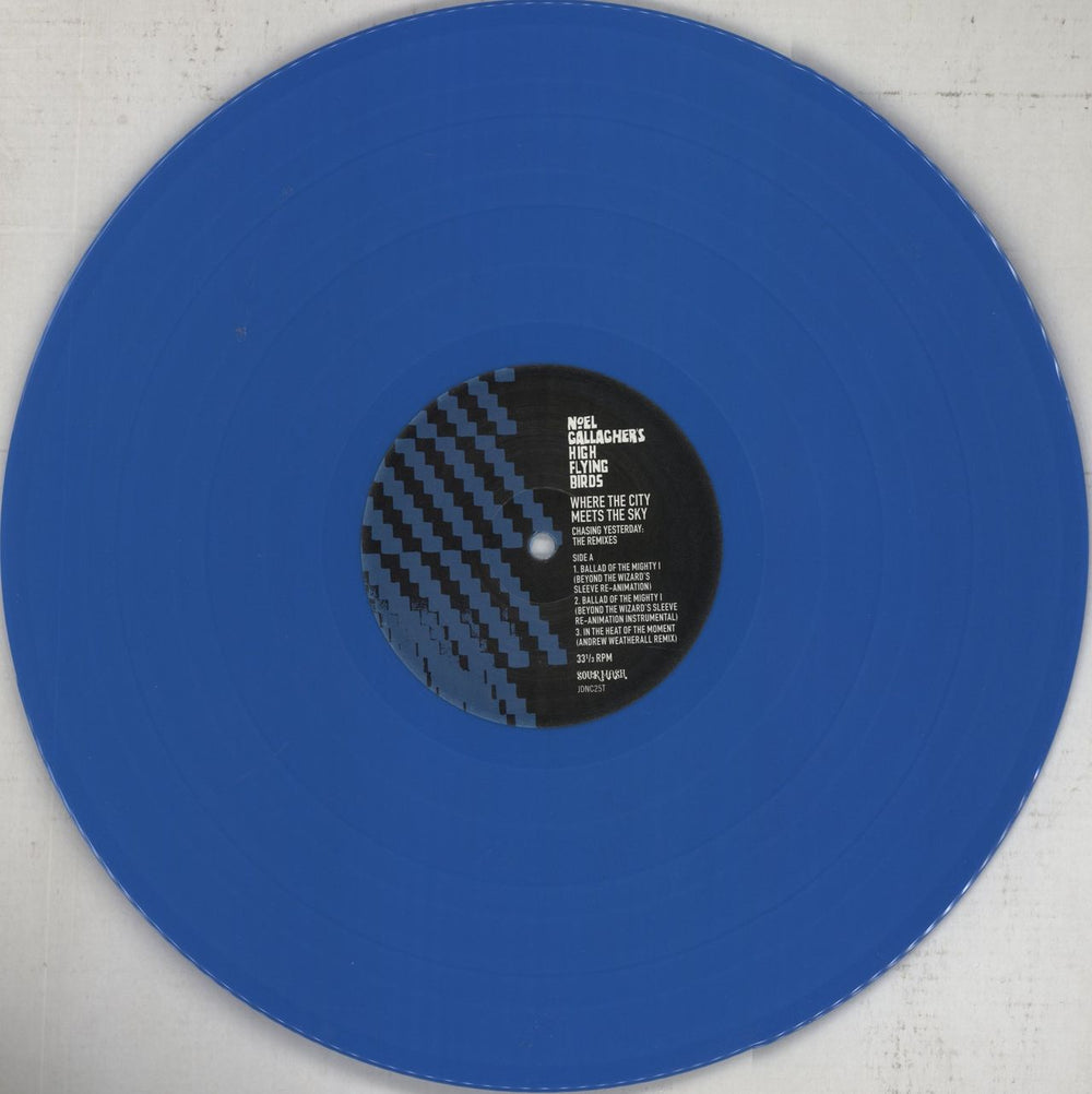 Noel Gallagher Where The City Meets The Sky: Chasing Yesterday - The Remixes - Blue & Pink Vinyl UK 12" vinyl single (12 inch record / Maxi-single) NGL12WH851779