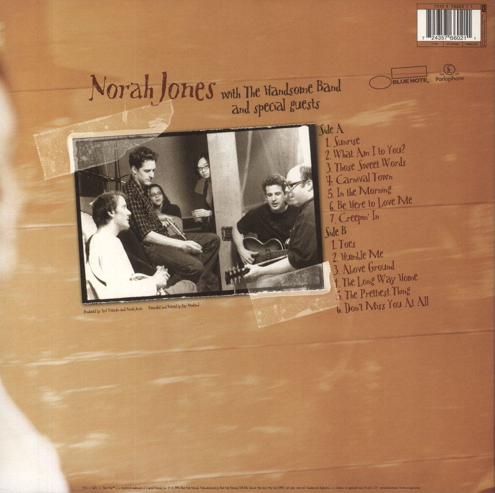 Norah Jones Feels Like Home UK vinyl LP album (LP record) 724357660211