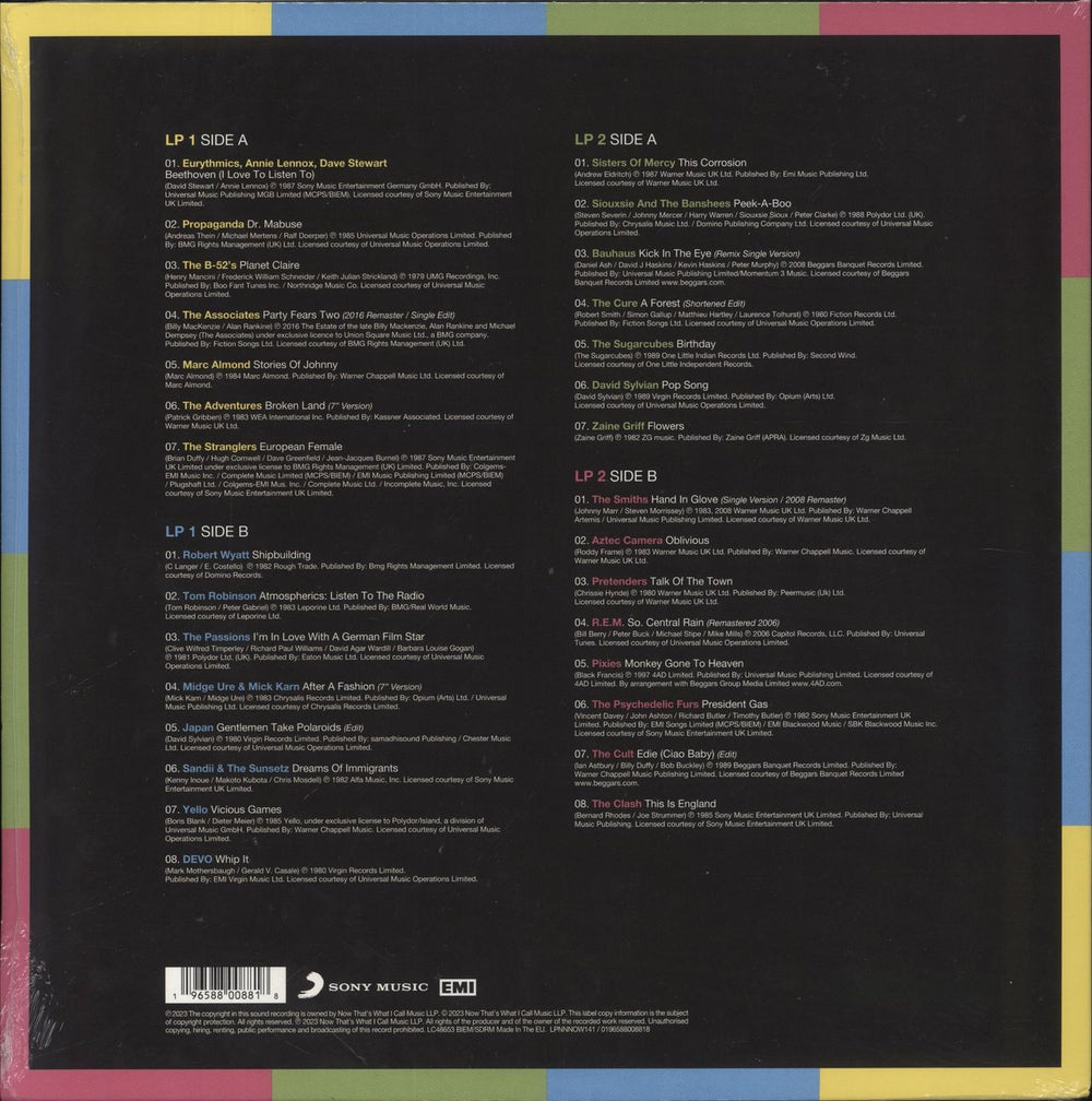 Now That's What I Call Music NOW 80s Alternative - Pink Vinyl UK 2-LP vinyl record set (Double LP Album) 196588008818