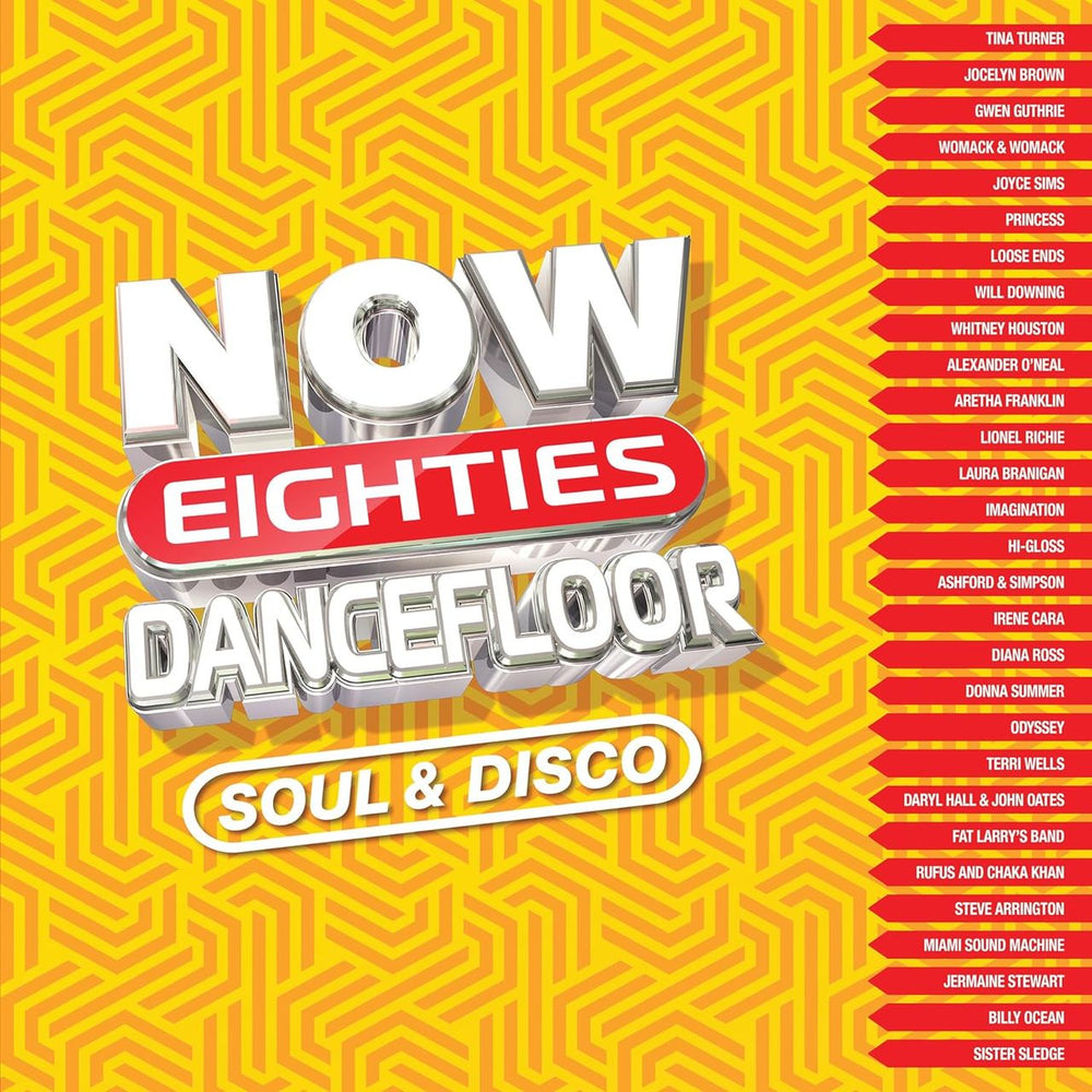 Now That's What I Call Music NOW 80s Dancefloor: Soul & Disco - Yellow & Orange Vinyl - Sealed UK 2-LP vinyl record set (Double LP Album) N.W2LNO830370