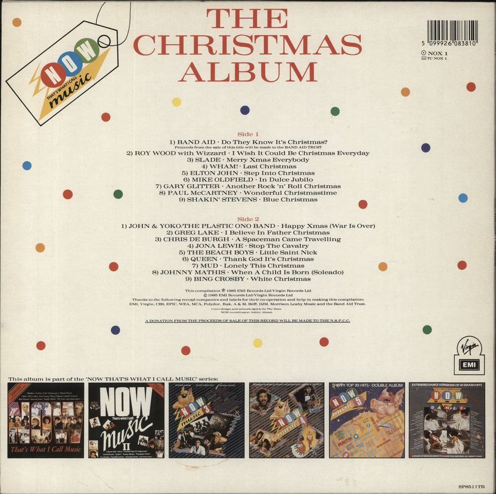 Now That's What I Call Music The Christmas Album - 1st UK vinyl LP album (LP record) 5099926083810