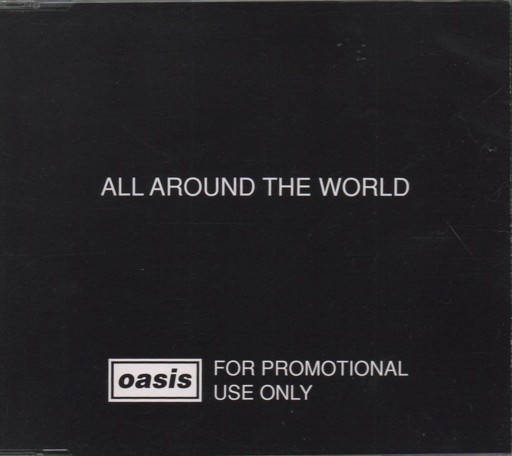 Oasis All Around The World Austrian Promo CD single (CD5 / 5") SAMPCS4754