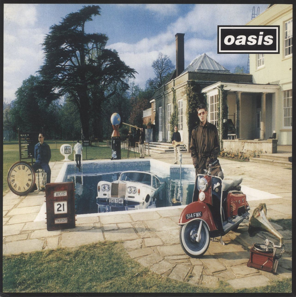 Oasis Be Here Now - Silver Vinyl 25th Anniversary UK 2-LP vinyl record set (Double LP Album) RKIDLP85C