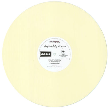 Oasis Definitely Maybe - Ivory Vinyl - Live '25 Obi Japanese