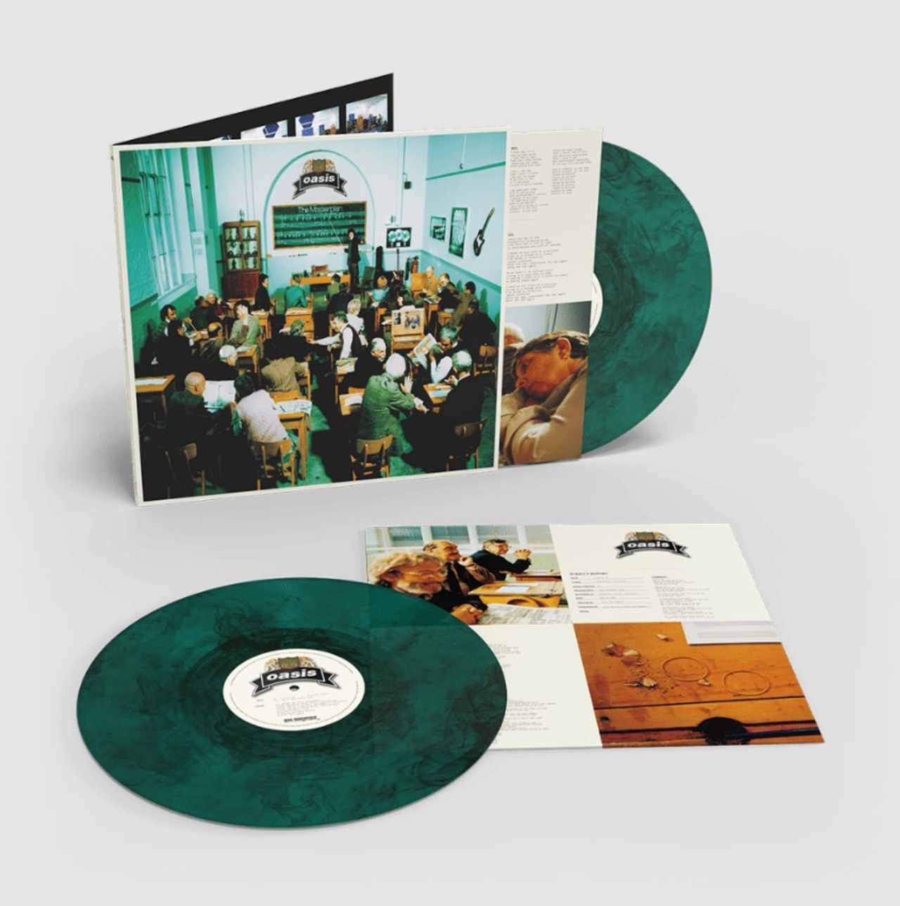 Oasis The Masterplan: 25th Anniversary Green & Black Vinyl - Sealed UK —  RareVinyl.com