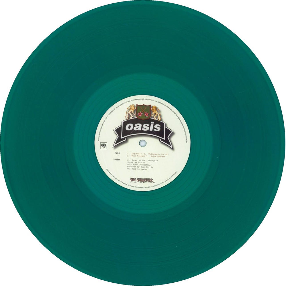 Oasis The Masterplan レコード Oasis The Masterplan - Green Vinyl - Live '25 Obi Japanese 2-LP