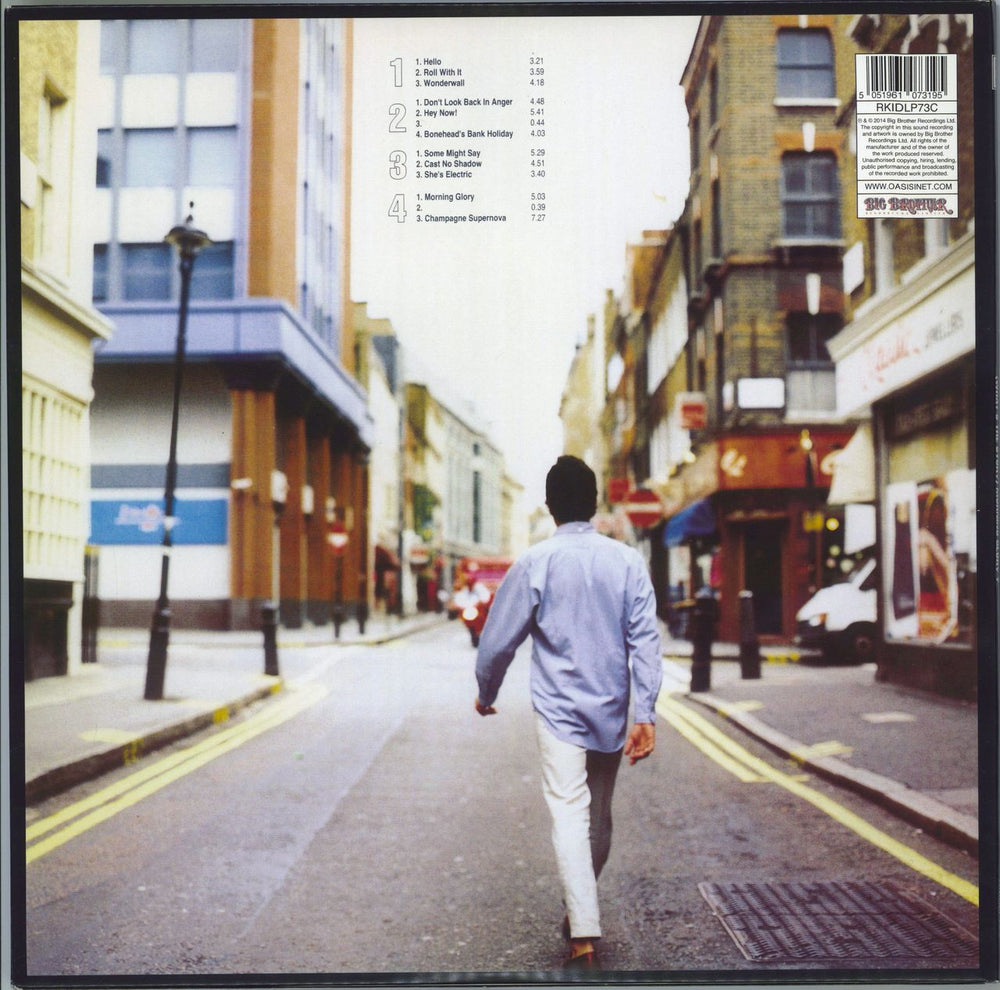 Oasis (What's The Story) Morning Glory - Stickered sleeve UK 2-LP vinyl record set (Double LP Album) 5051961073195