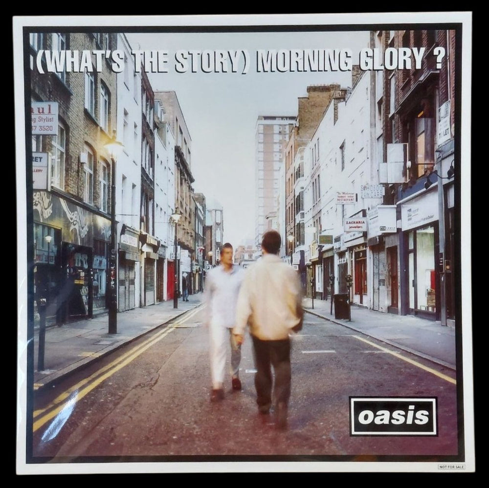 Oasis [What's the Story] Morning Glory? - White Vinyl - Live '25 Obi + Print Japanese 2-LP vinyl record set (Double LP Album)