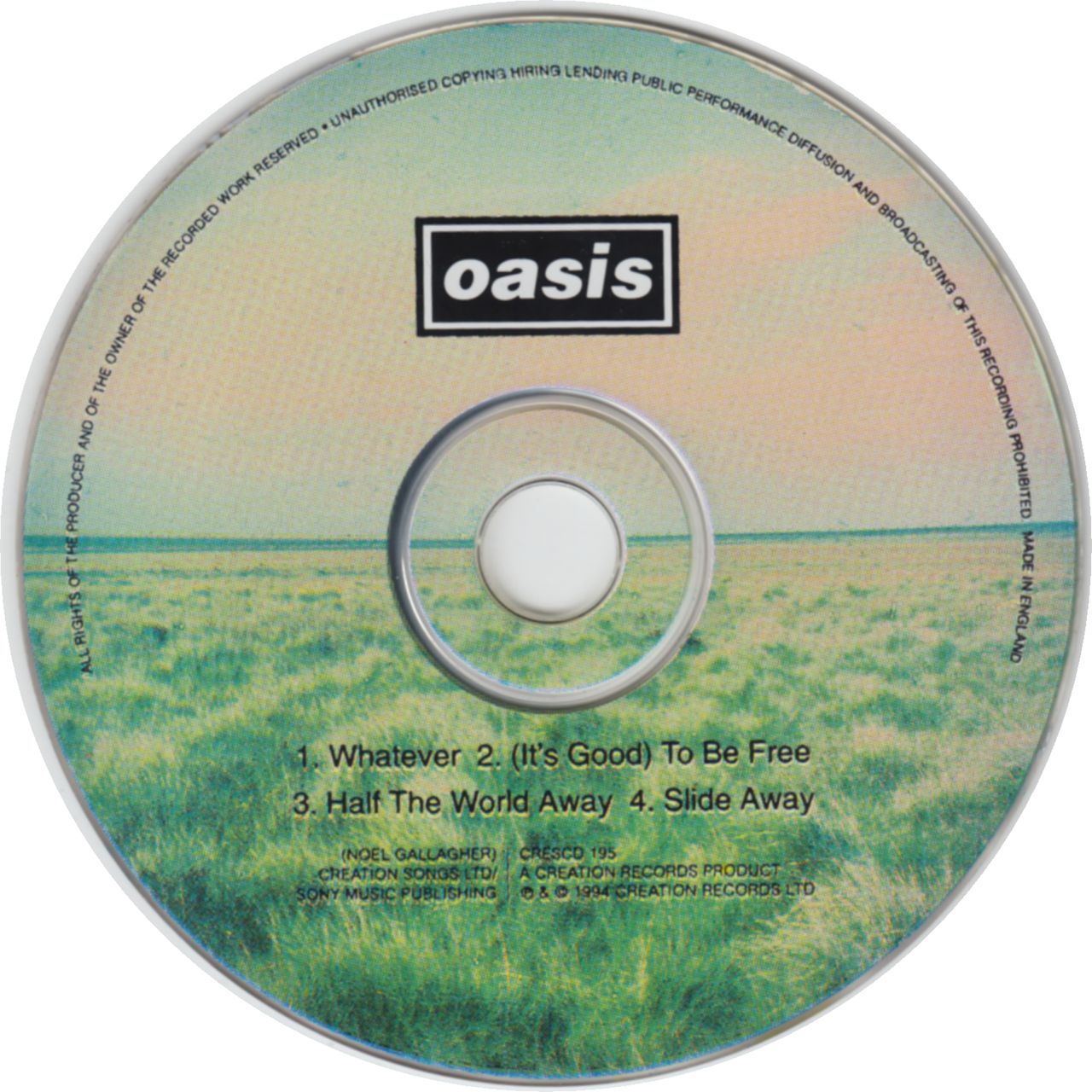 Oasis Whatever - 1st UK CD single — RareVinyl.com