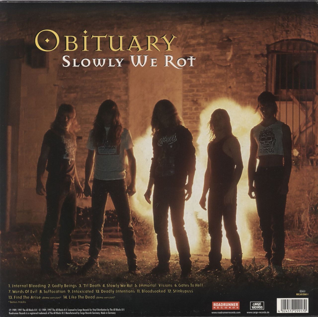 Obituary Slowly We Rot - 180g German Vinyl LP — RareVinyl.com