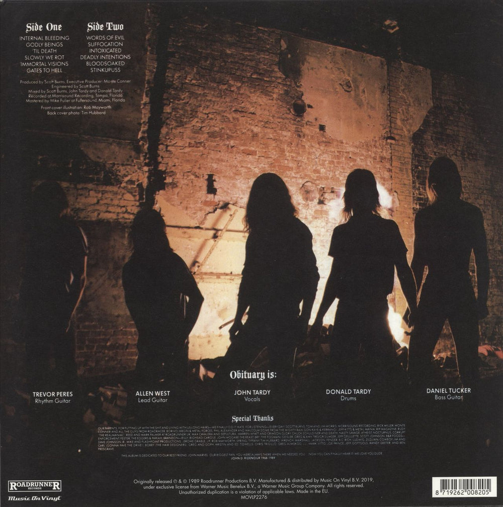 Obituary Slowly We Rot - 180g UK Vinyl LP — RareVinyl.com