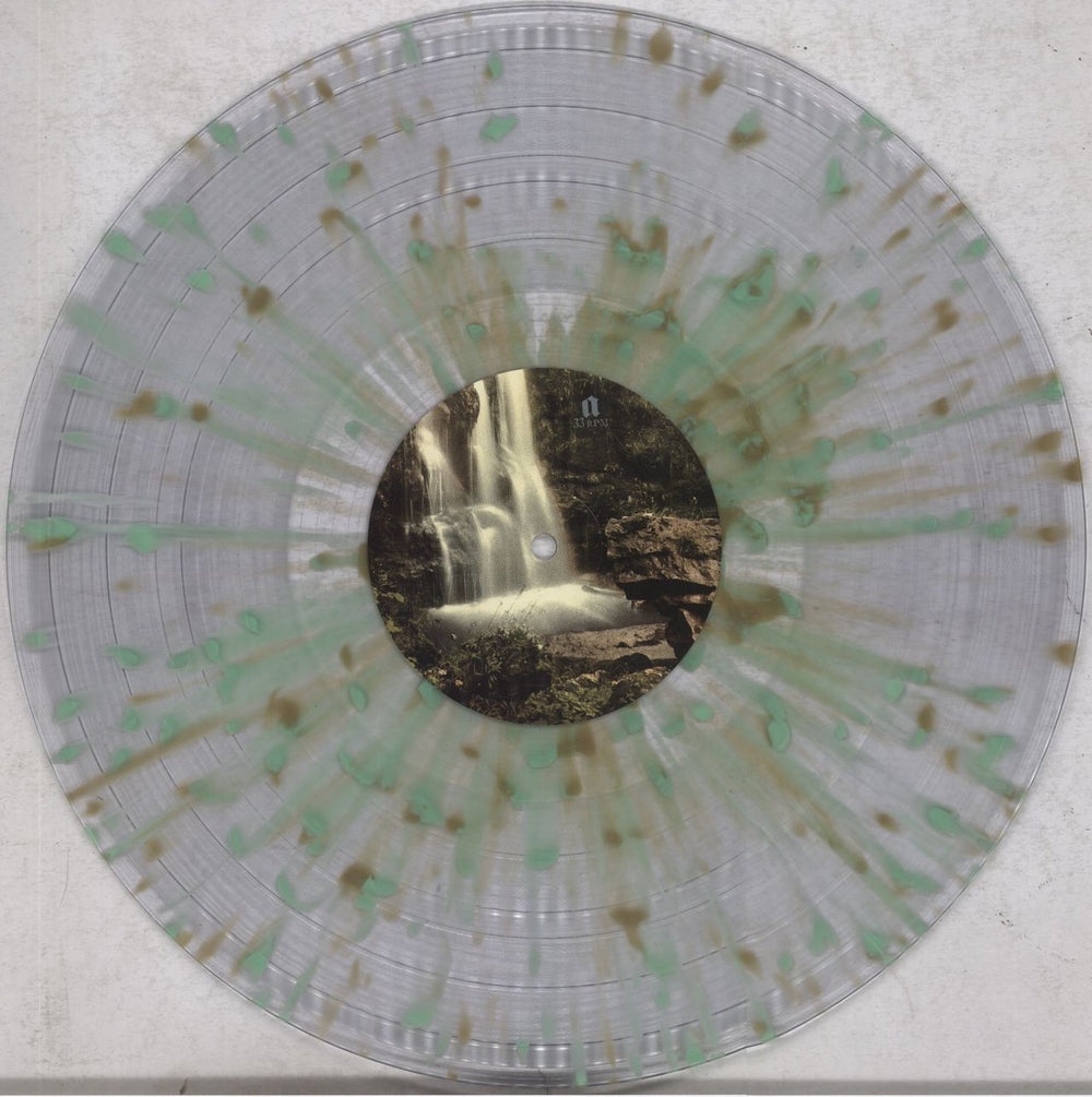 Obsequiae The Palms Of Sorrowed Kings - Ultra Clear w/ Gold & Mint Green Splatter Vinyl US vinyl LP album (LP record) 7R1LPTH841515