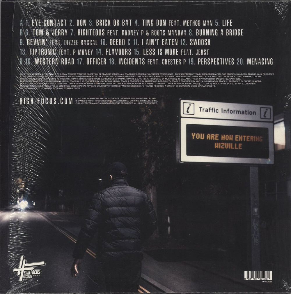 Ocean Wisdom Wizville UK 2-LP vinyl record set (Double LP Album) 611702991963