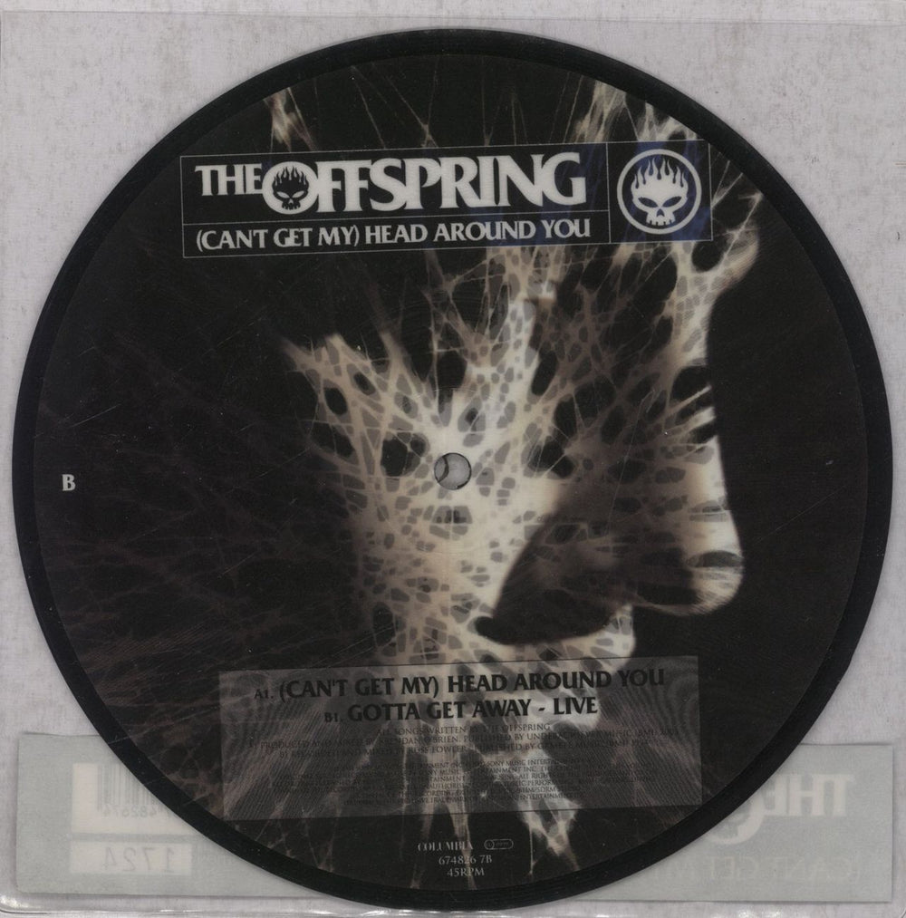 Offspring (Can't Get My) Head Around You UK 7" vinyl picture disc (7 inch picture disc single) 5099767482674