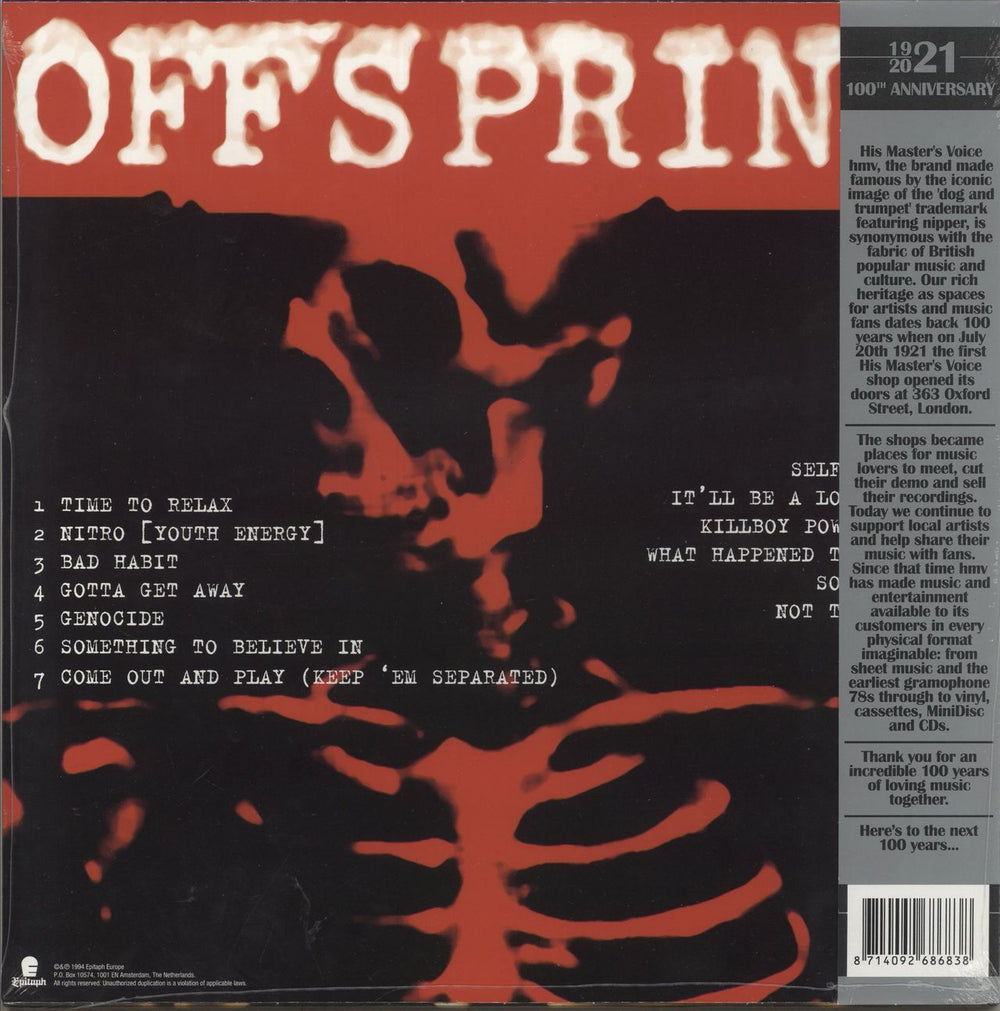 Offspring Smash - Yellow Vinyl - HMV 100th Anniversary - Sealed UK vinyl LP album (LP record) 8714092686838