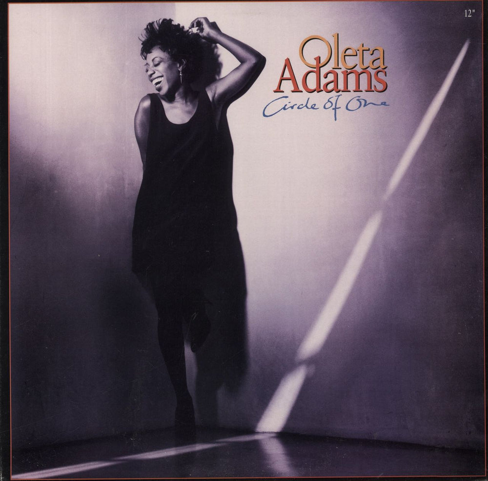 Oleta Adams Circle Of One - Promo Stamped US 12" vinyl single (12 inch record / Maxi-single) 868163-1